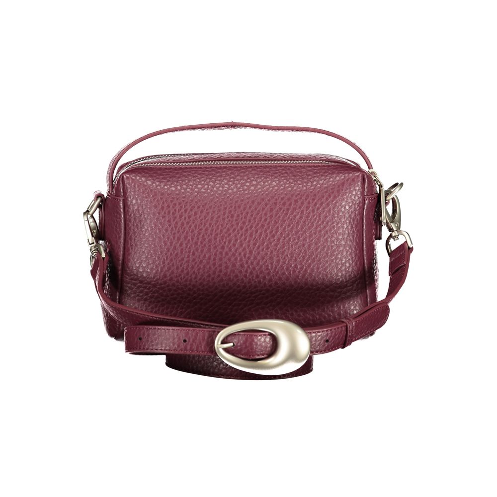 Rosso Poliuretano Womens Bag with Adjustable Shoulder Strap