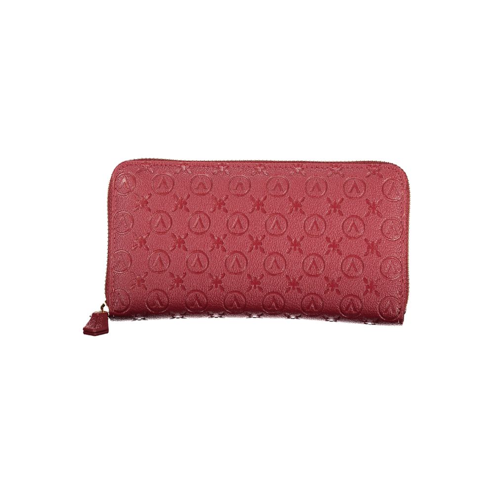 Rosso Polyurethane Women Wallet
