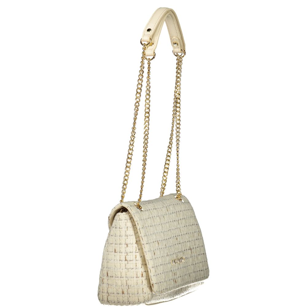 Bianco Polyester Women's Bag