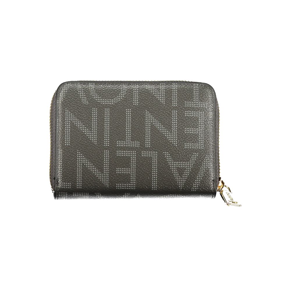 Black Polyurethane Women's Wallet