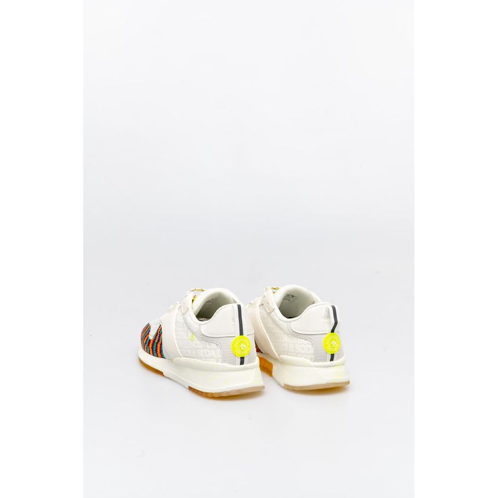 Bicolor Textile Athletic Sneakers