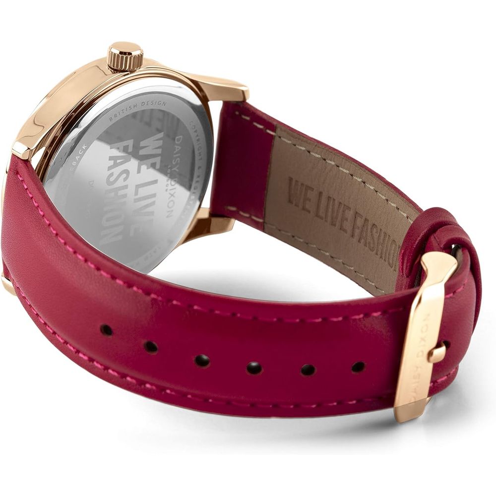 Multicolor Leather Dress Watch