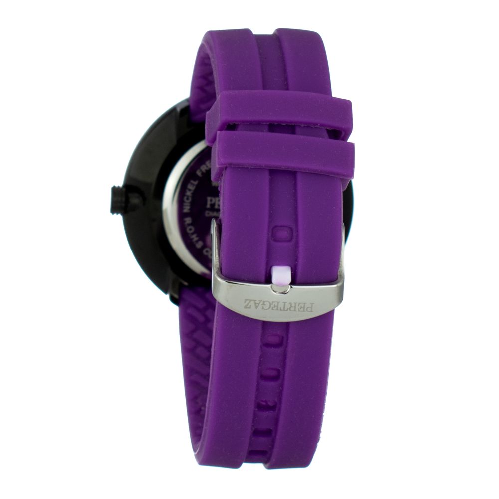 Purple Rubber Bracelet Watch