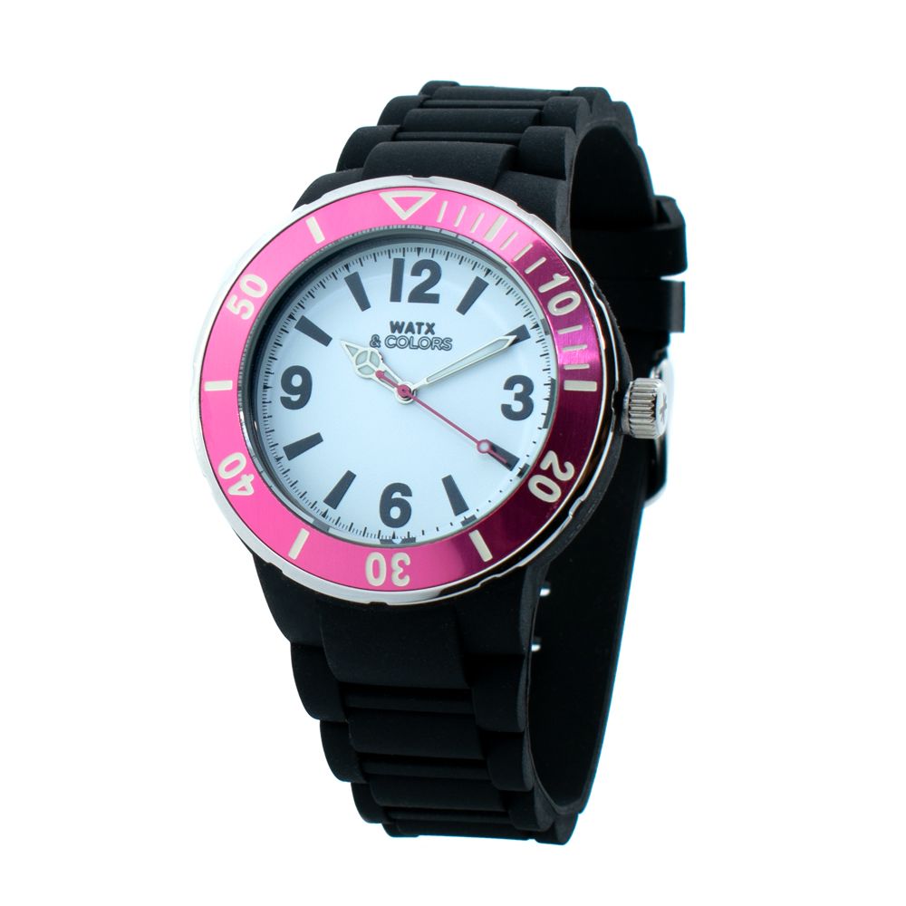 Black Rubber Sport Watch