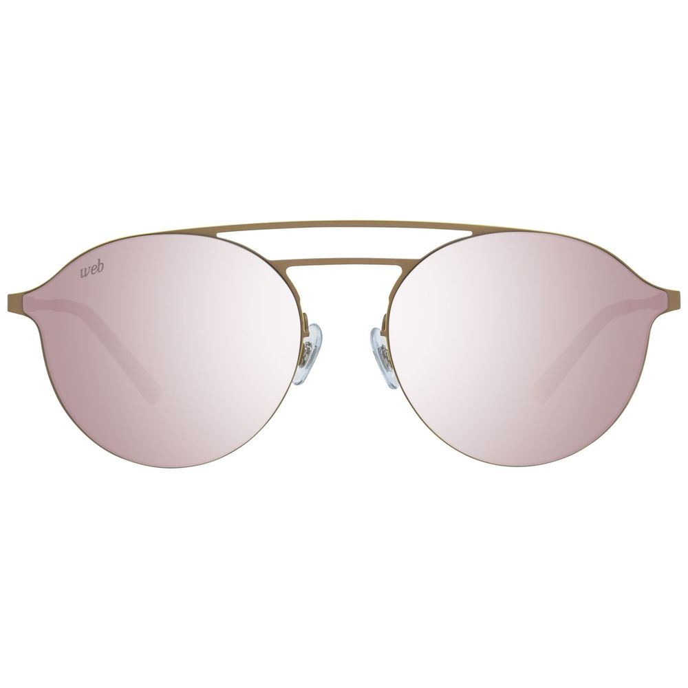 Brown Metal Sunglasses