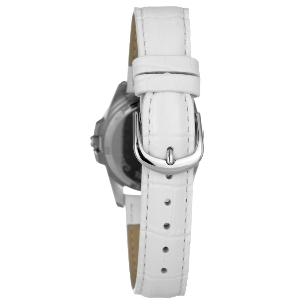 Black Leather Dress Watch