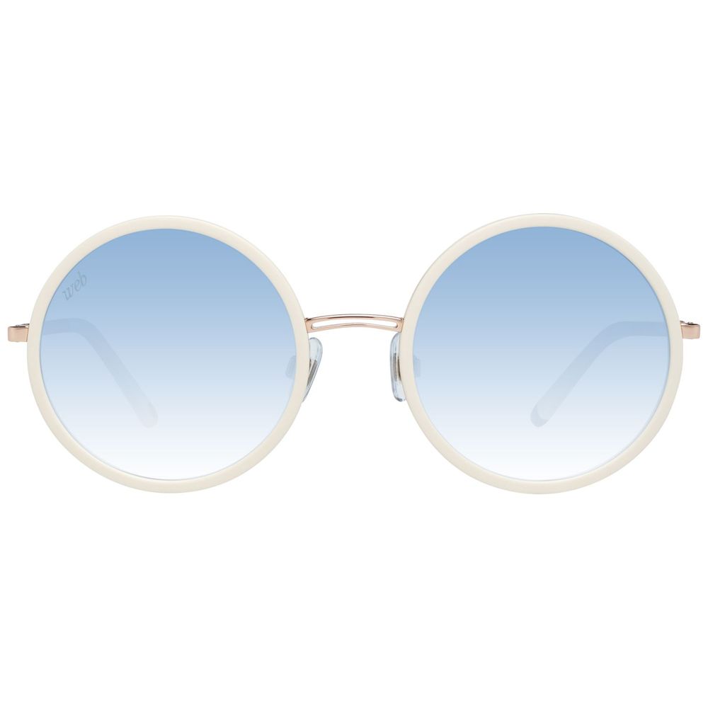 Beige Metal Sunglasses