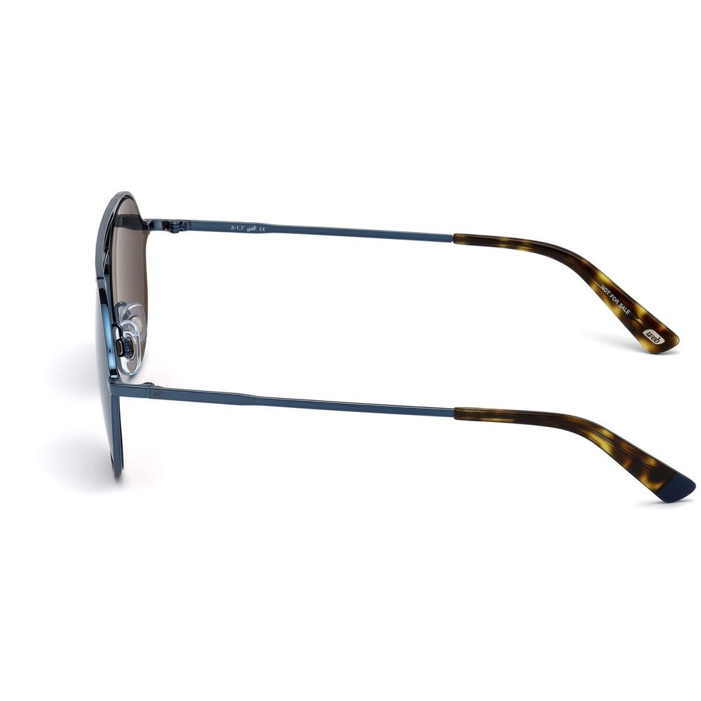 Blue Metal Sunglasses
