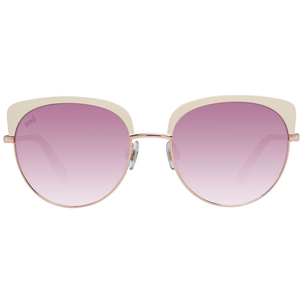 Rose Gold Metal Sunglasses
