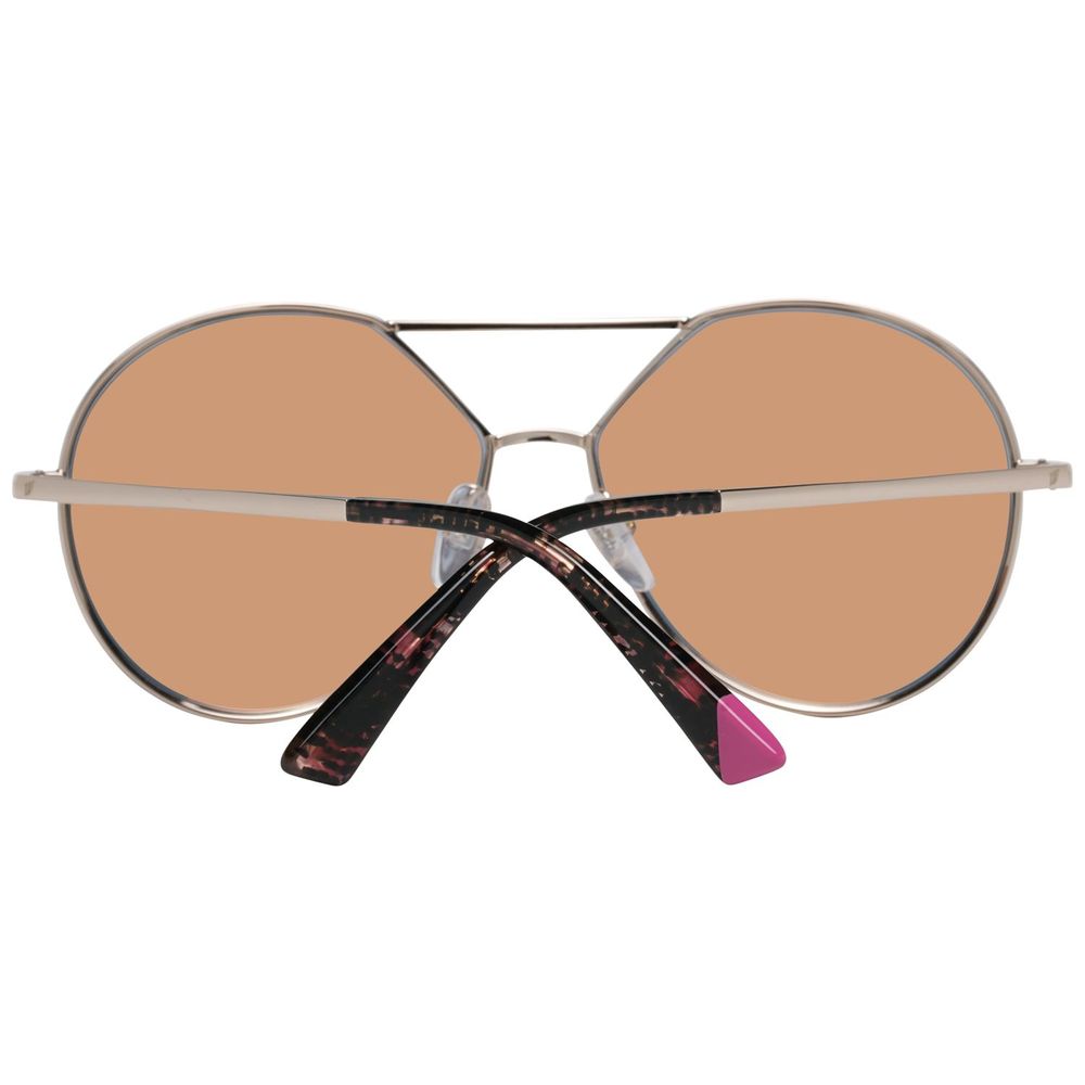 Rose Gold Metal Sunglasses