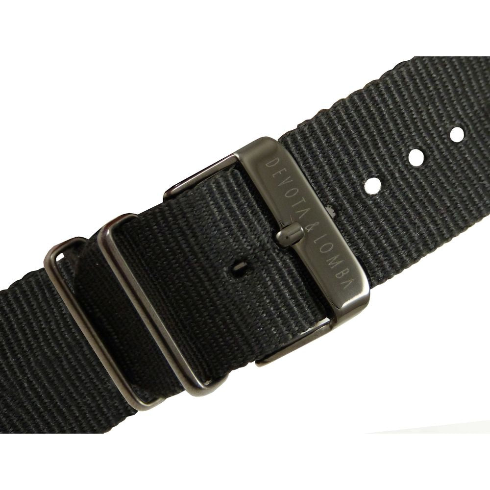 Black Nylon Dress Watch