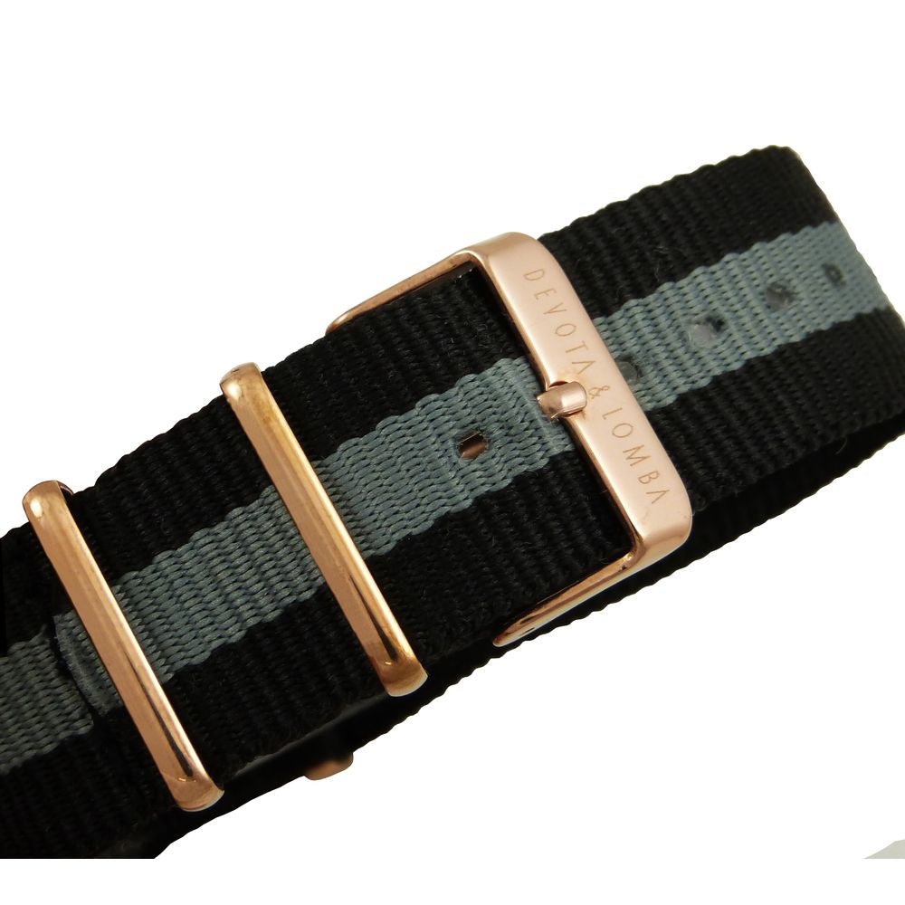 Black Nylon Sport Watch