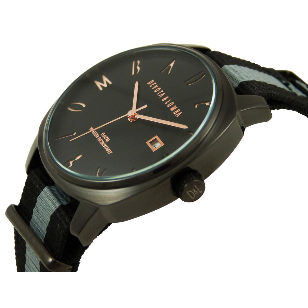 Black Nylon Bracelet Watch