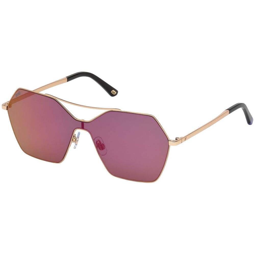 Rose Gold Metal Sunglasses