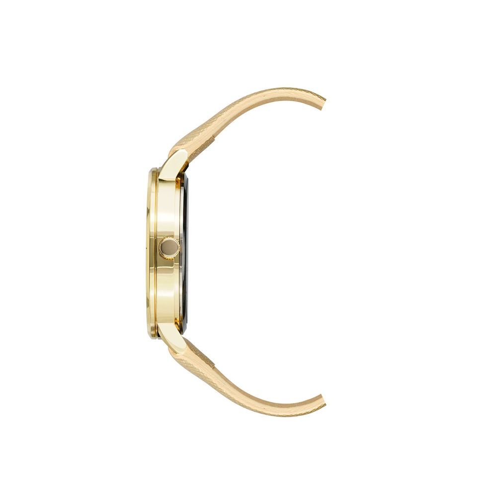 Gold Plastic Dress Watch
