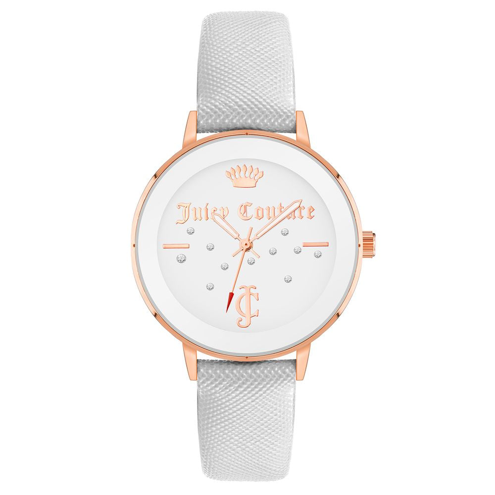White Plastic Dress Watch
