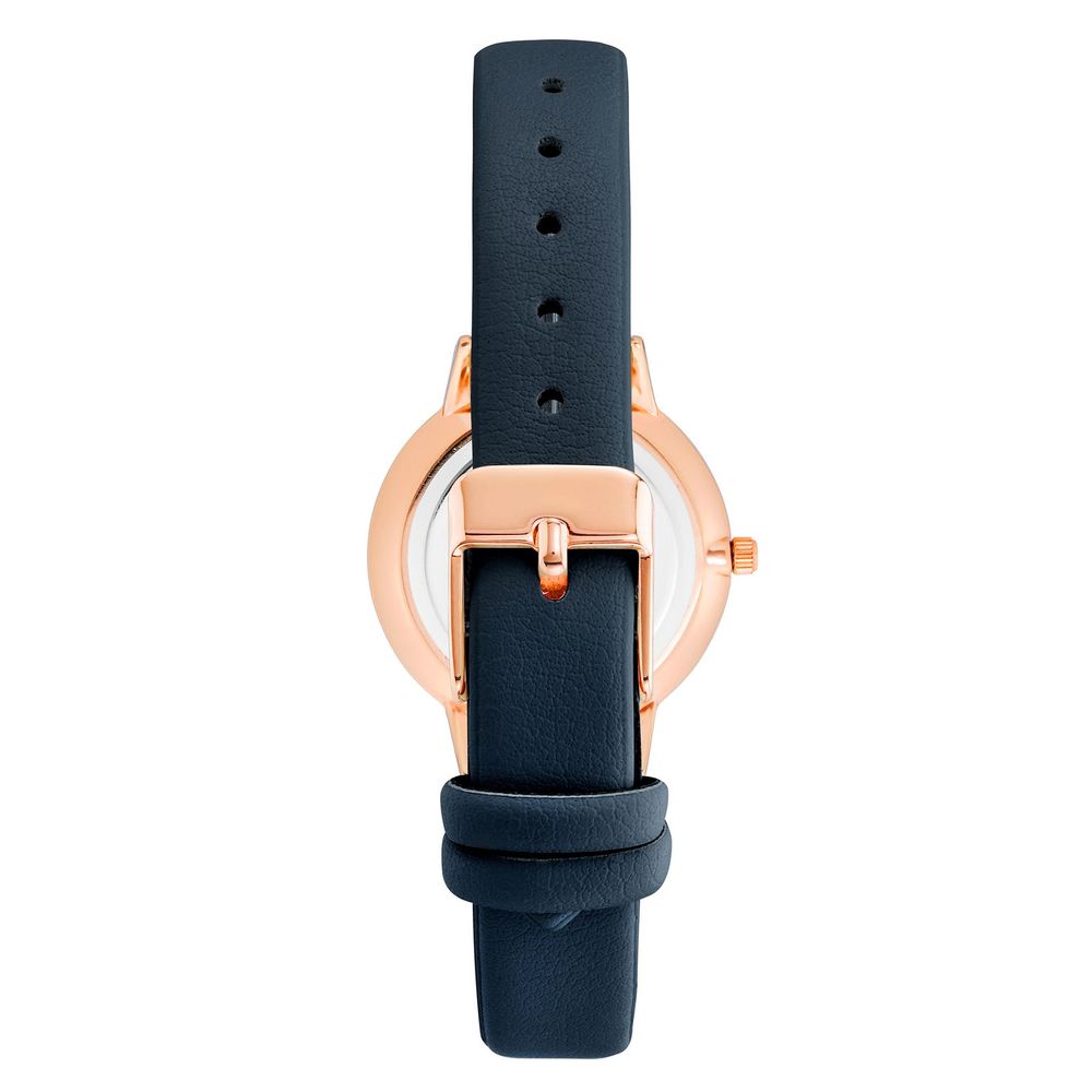Blue Plastic Dress Watch