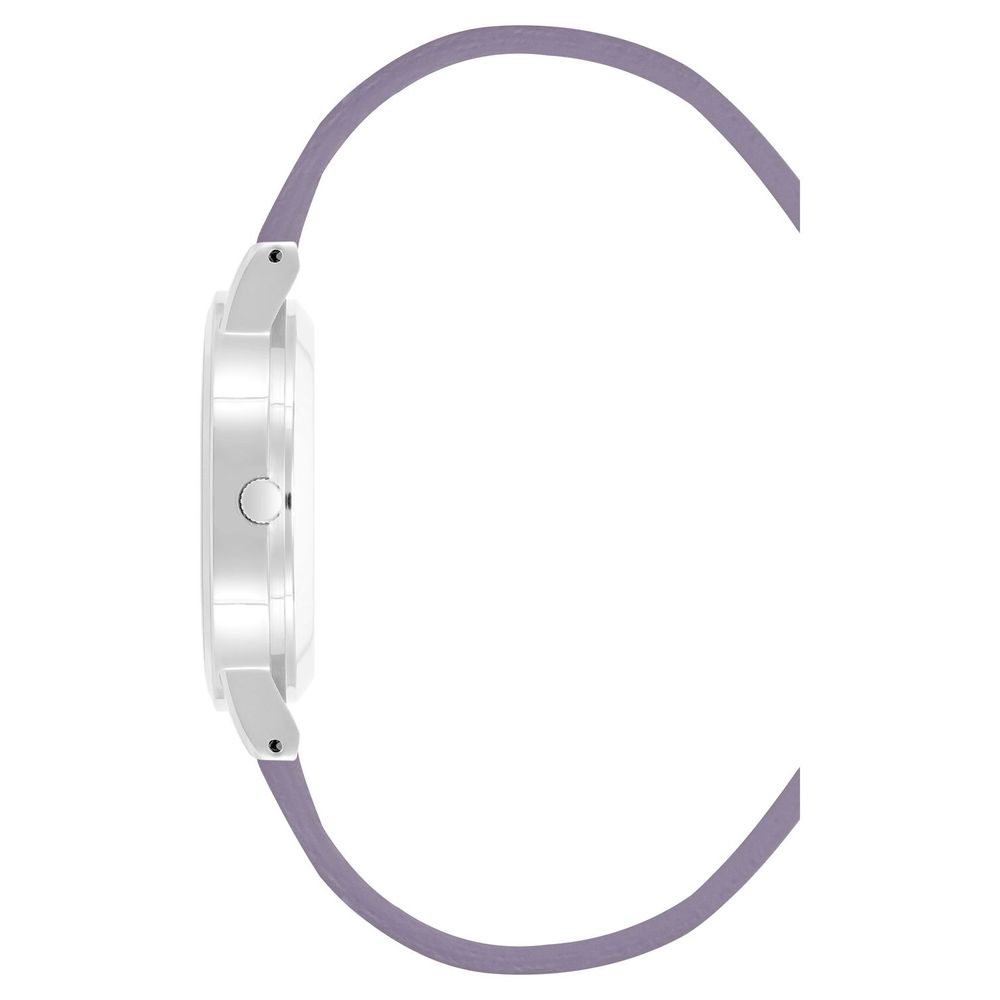 Purple Plastic Dress Watch