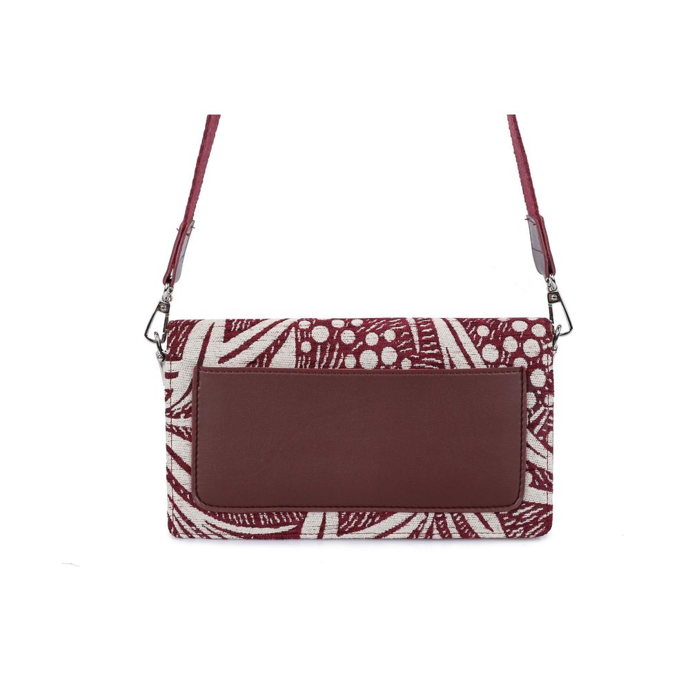 Gray Fabric Handbag