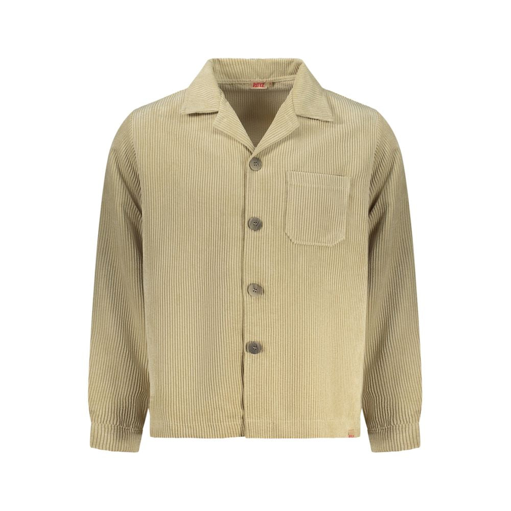 Beige Polyester Shirt