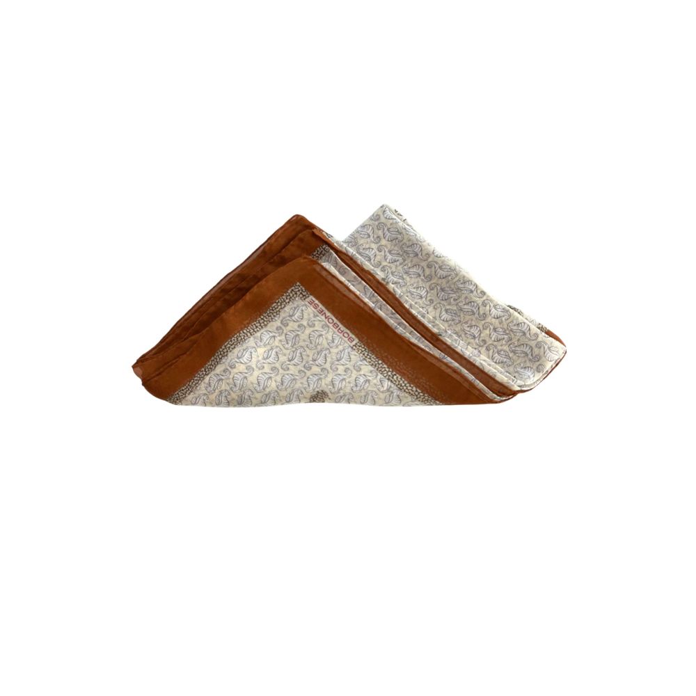 Brown Silk Women Scarf