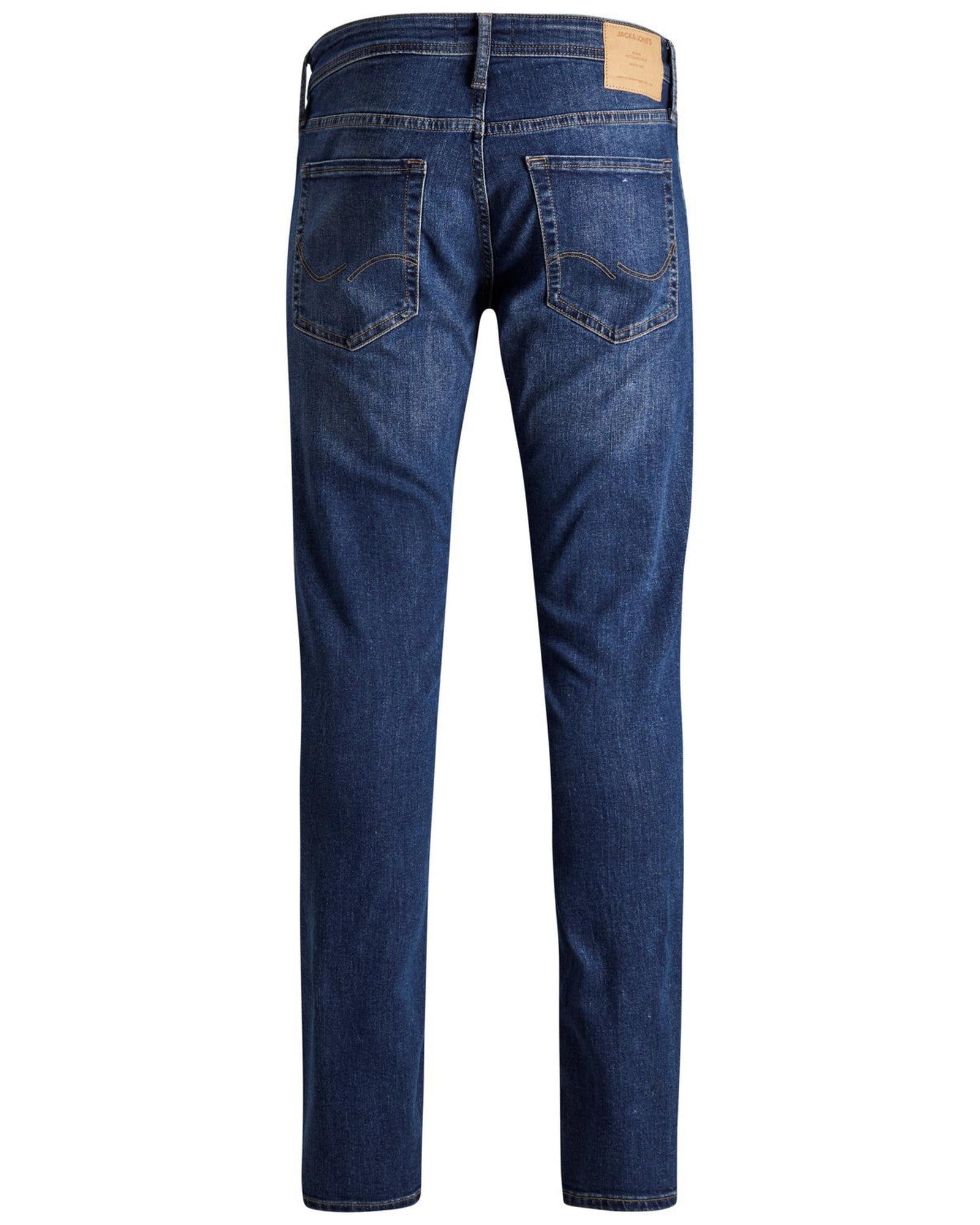 Blue Cotton Slim Fit Jeans