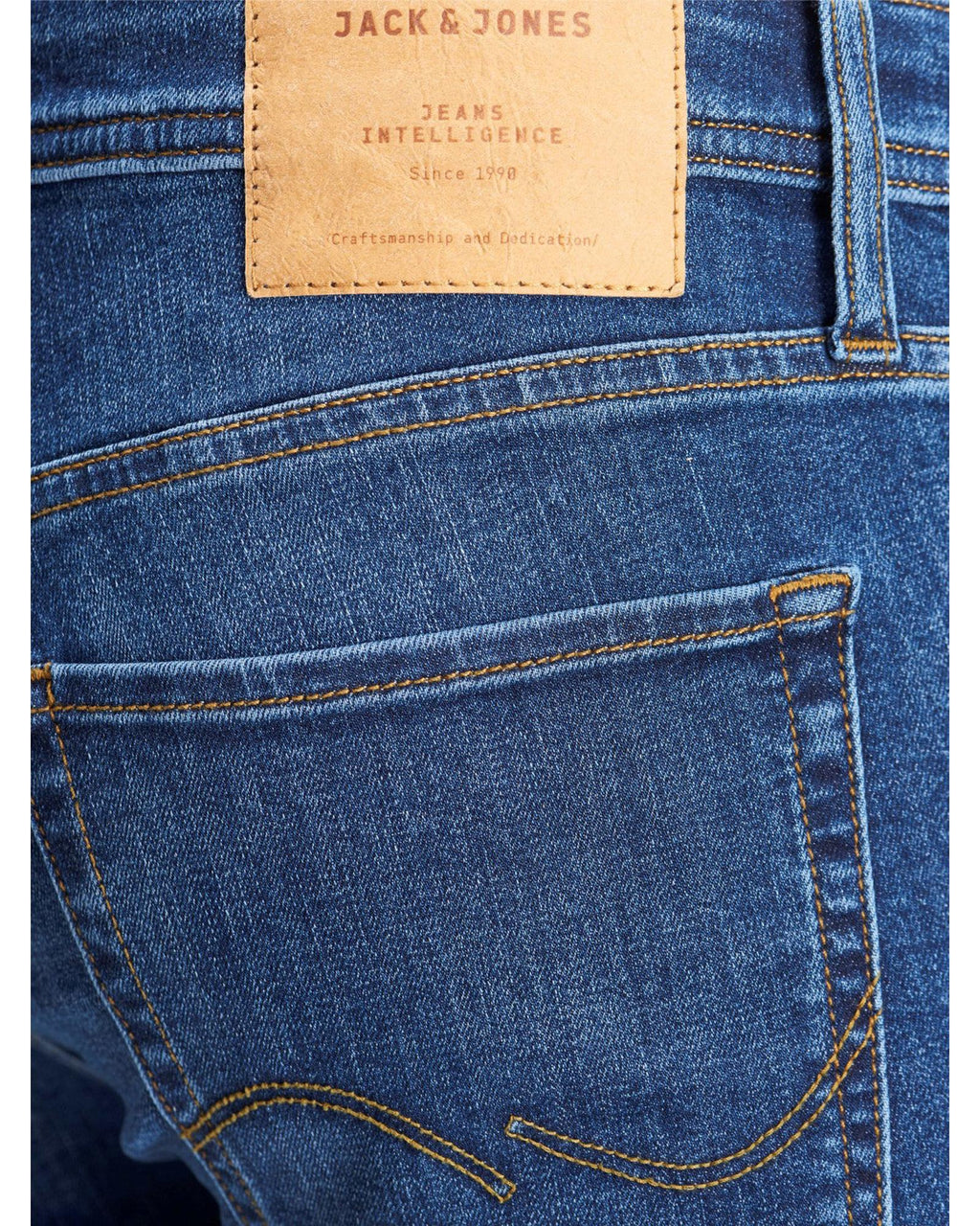 Blue Cotton Slim Fit Jeans