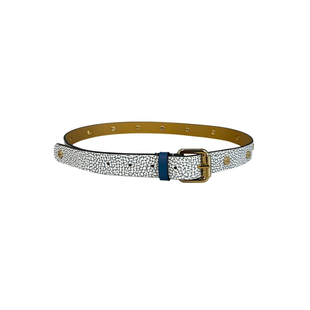 Blue Polyvinyl Women's Belt