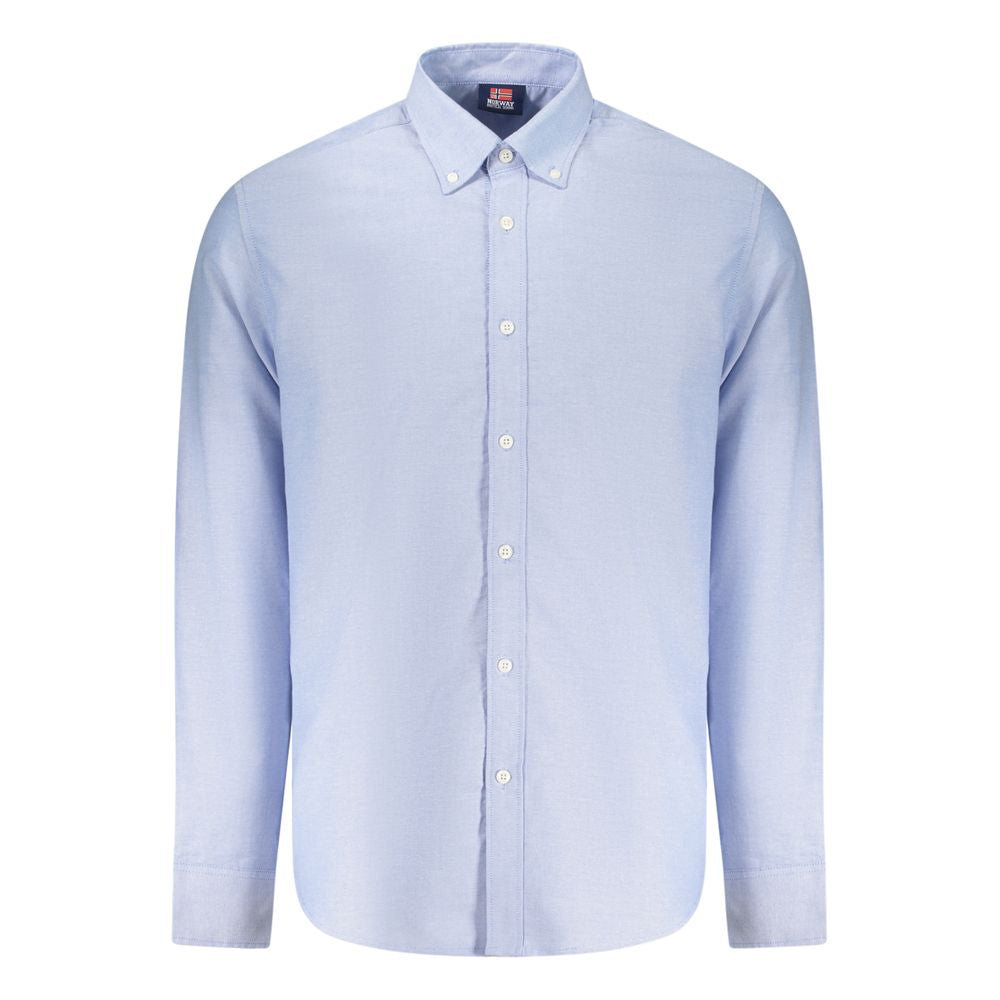 Azzurro Cotton Men Shirt