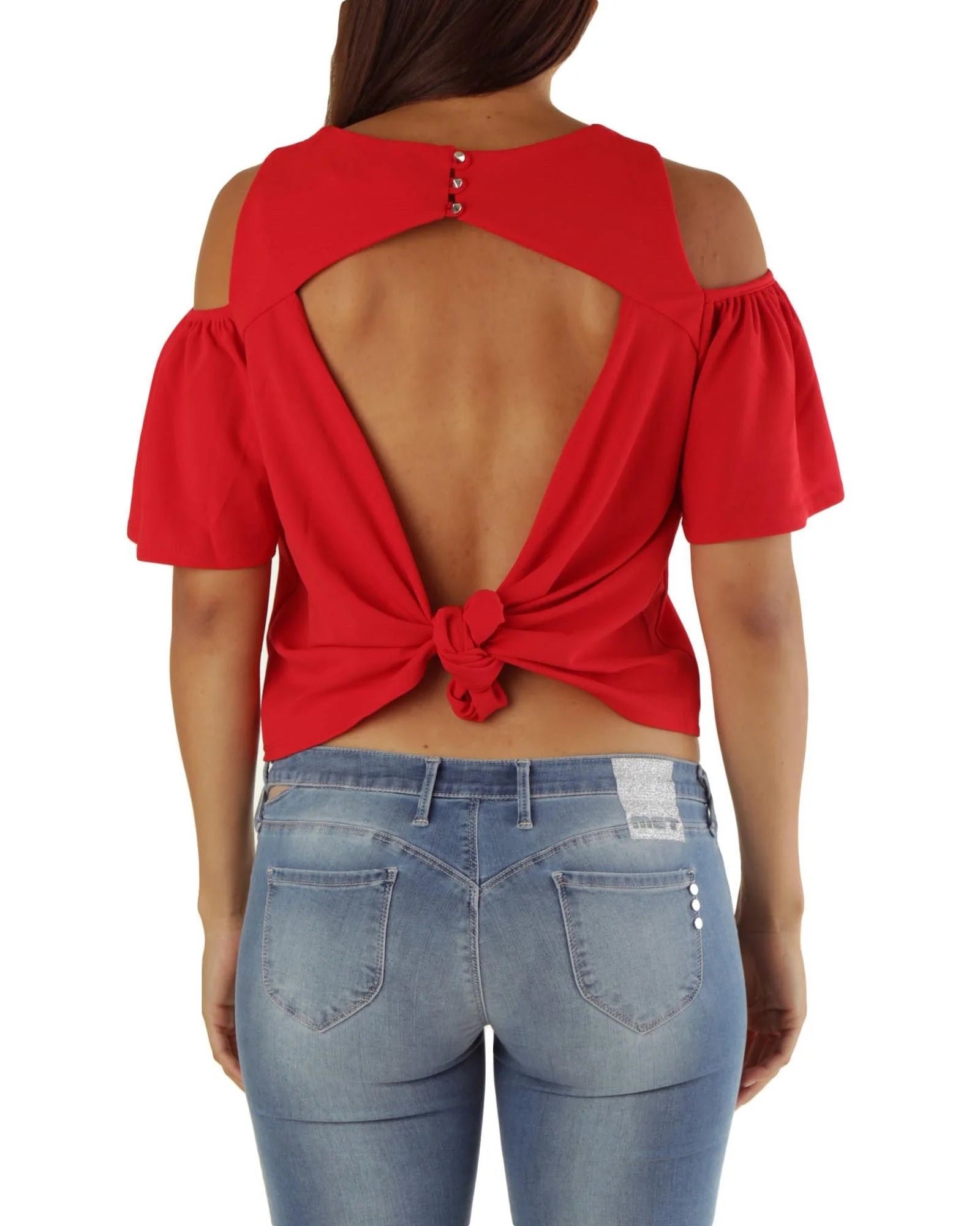 Multicolor Polyester Blouse