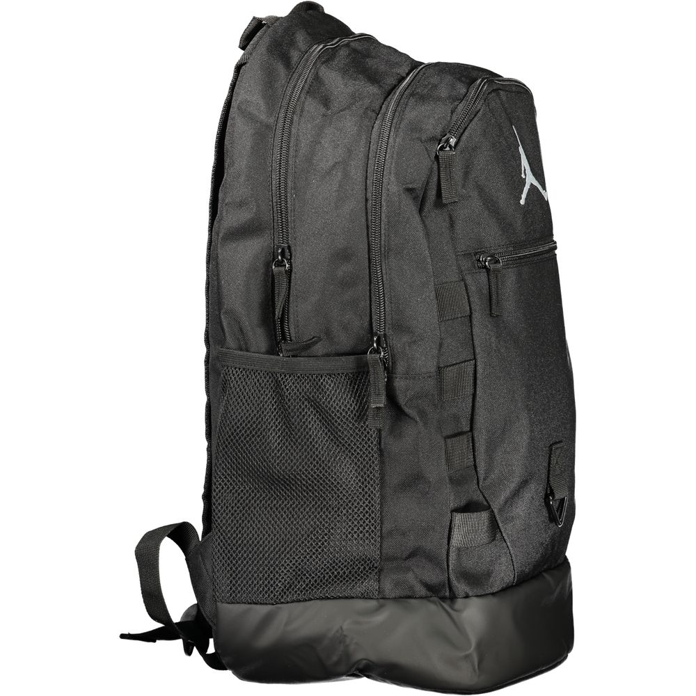 Nero Polyester Men Backpack