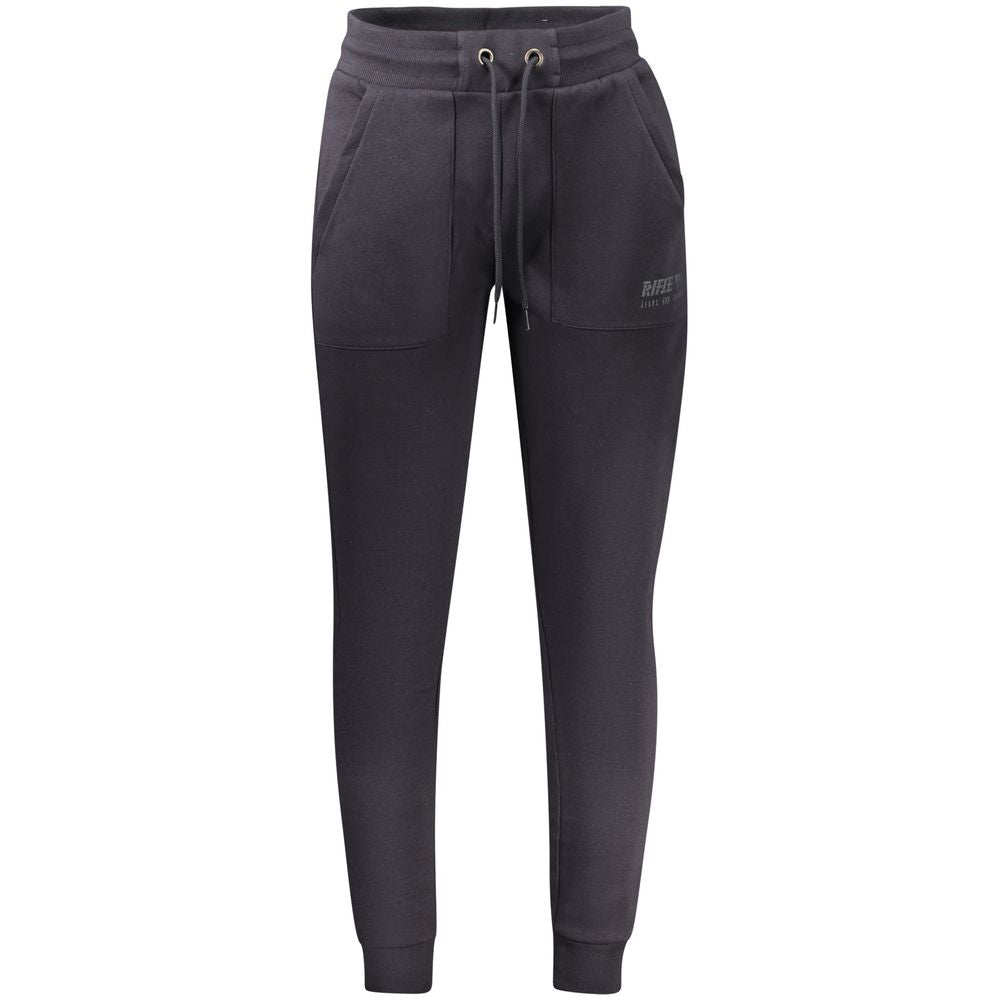 Blue Cotton Men's Track Pant