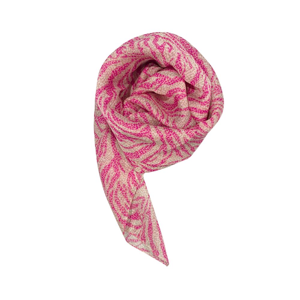 Pink Silk Women Scarf