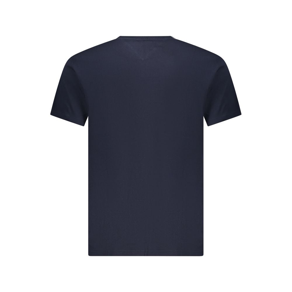 Blue Cotton Men's T-Shirt
