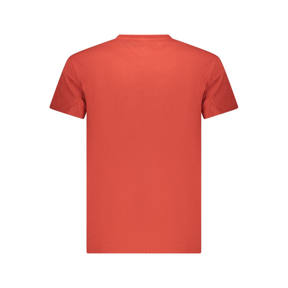 Red Cotton Men T-Shirt