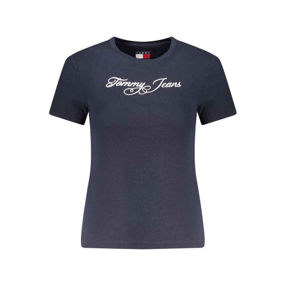 Blue Cotton Women's T-Shirt