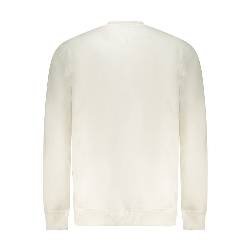 White Cotton Men's Sweatshirt