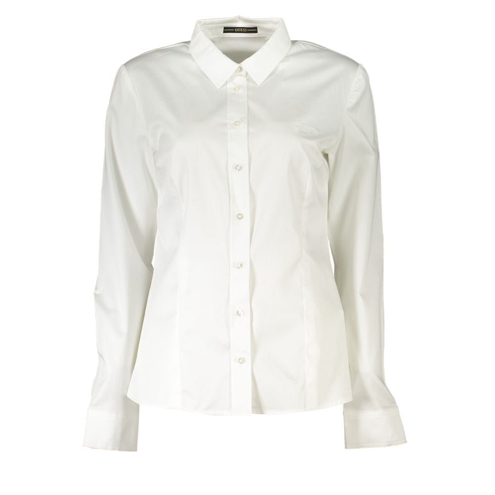 Bianco Cotton Women Shirt