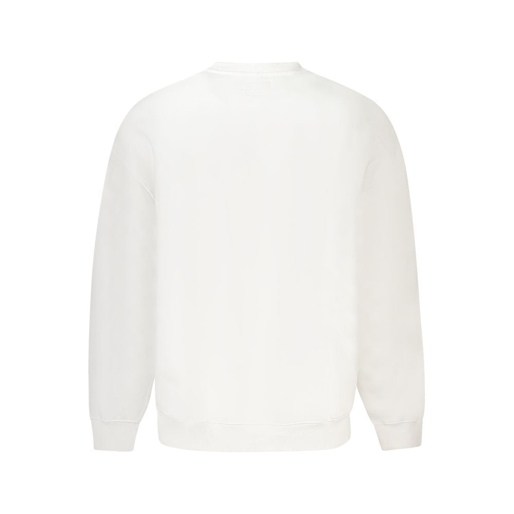 White Cotton Men's Sweater