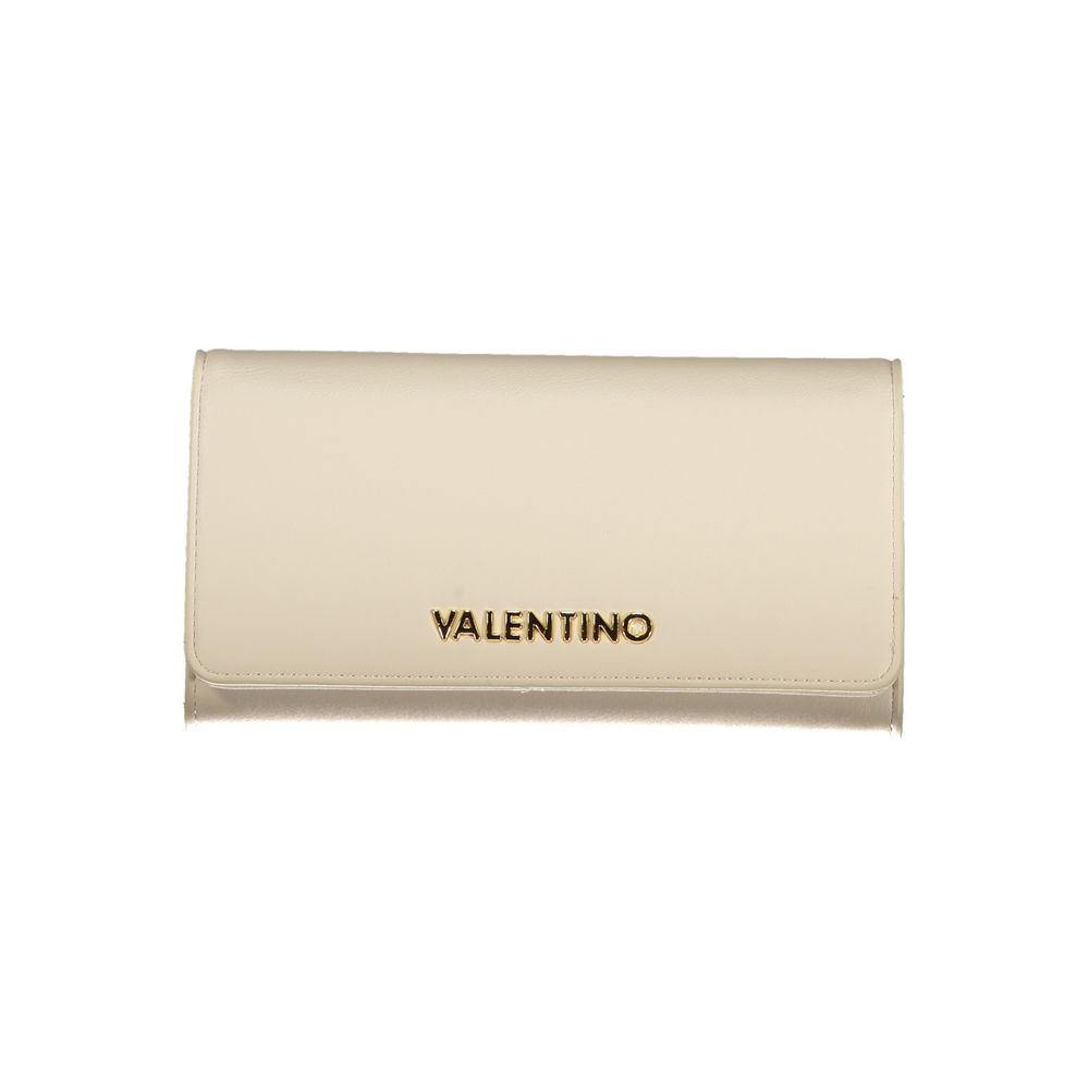 Beige Polyurethane Women Wallet