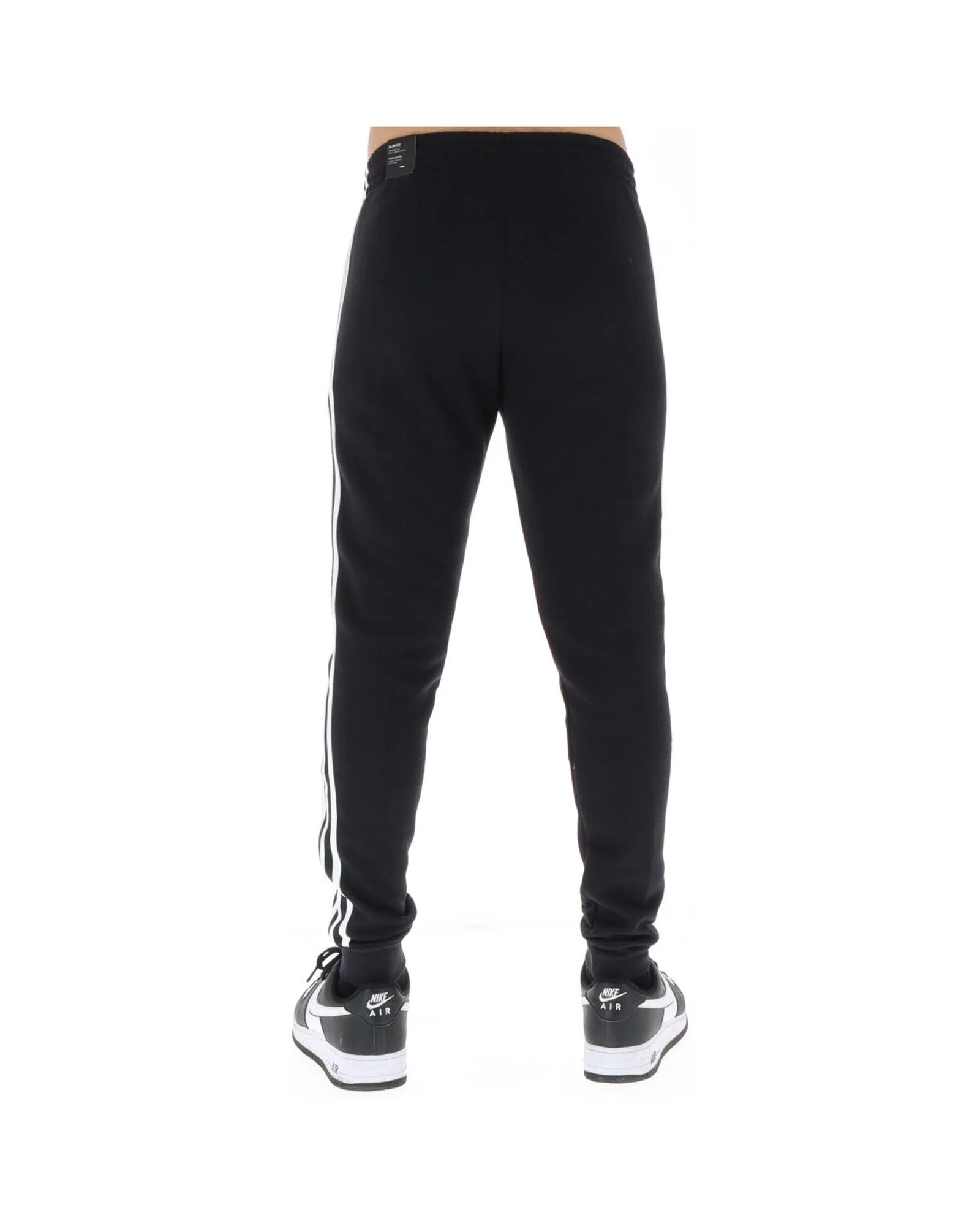 Black Cotton Athletic Pants