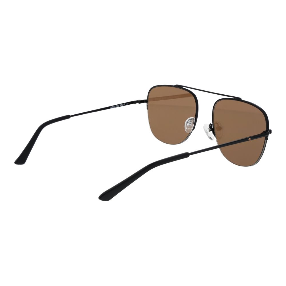 Brown Metal Sunglasses