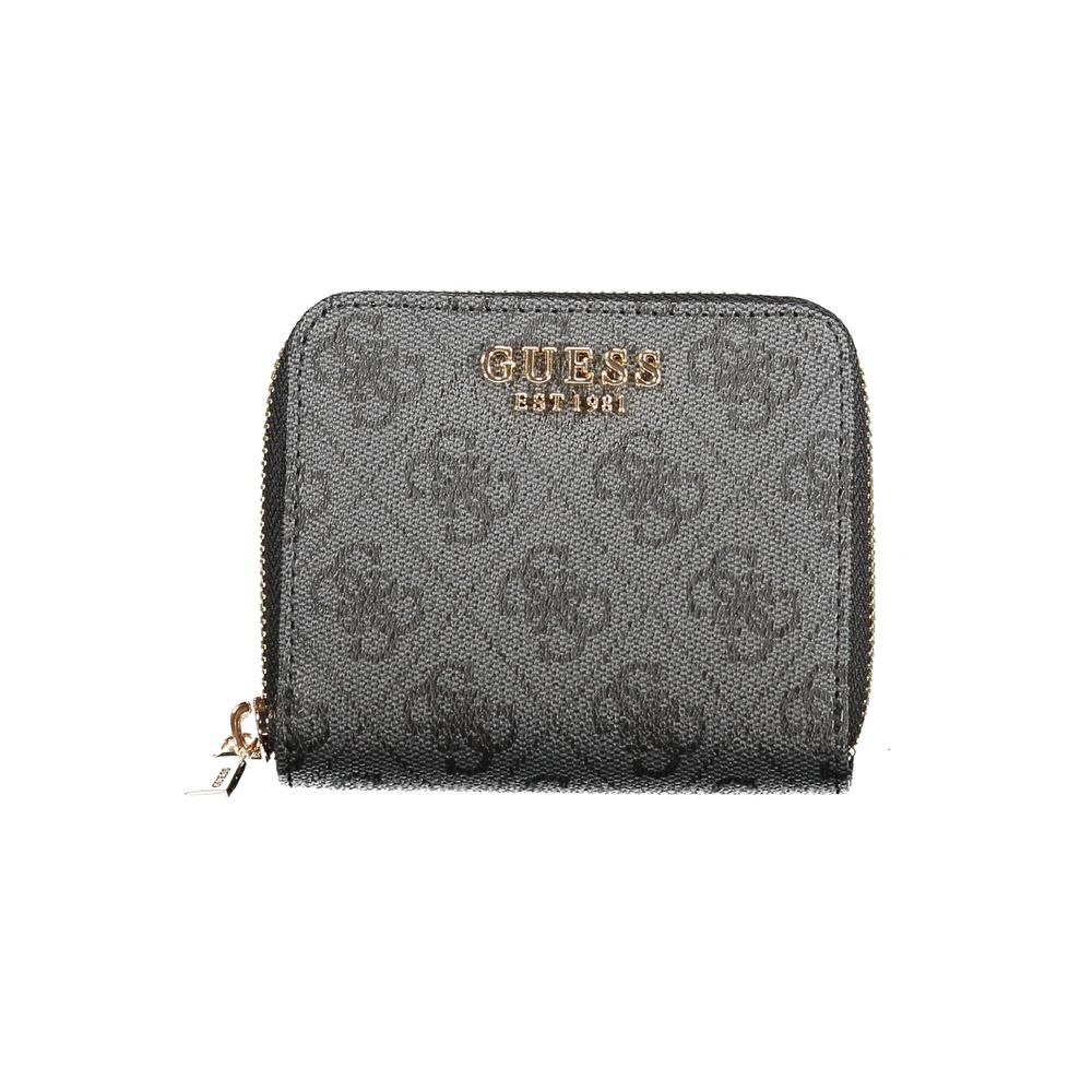 Black Polyethylene Women Wallet