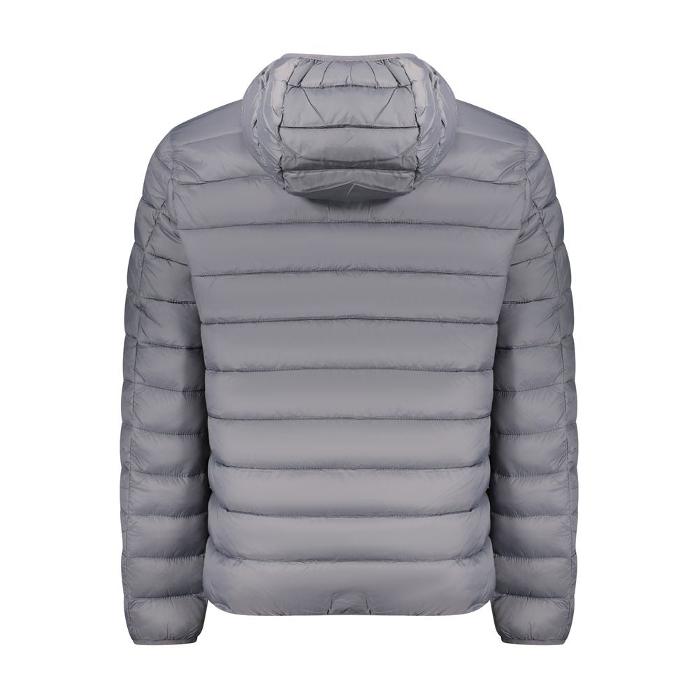 Gray Polyamide Men Jacket