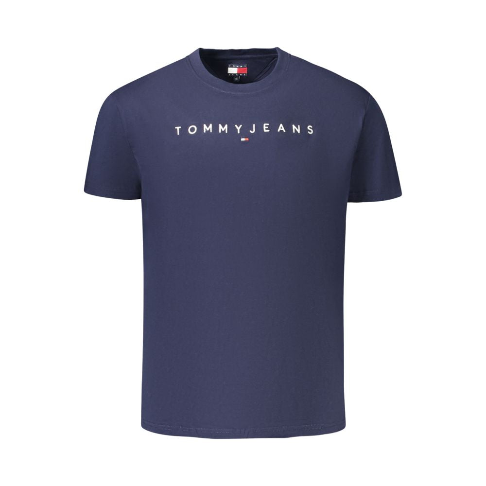 Blue Cotton Men's T-Shirt