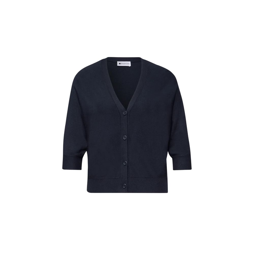 Blue Viscose Cardigan