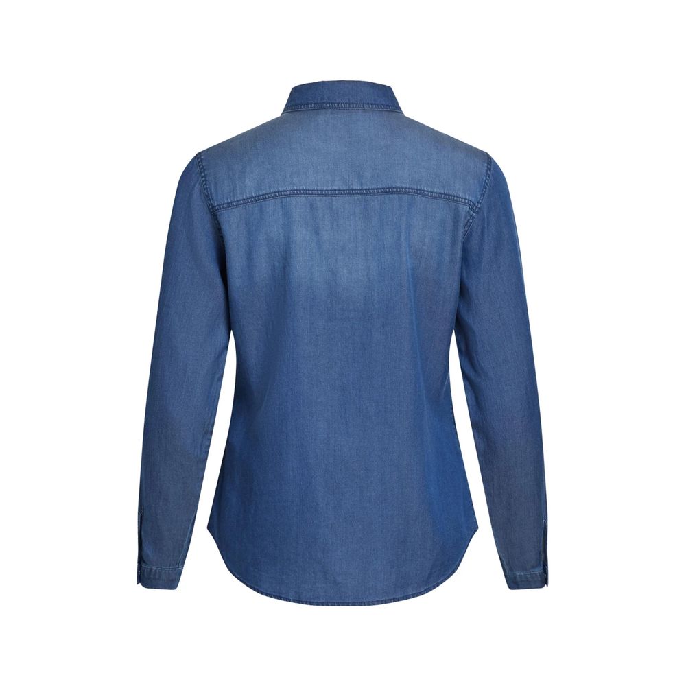 Blue Cotton Blouse