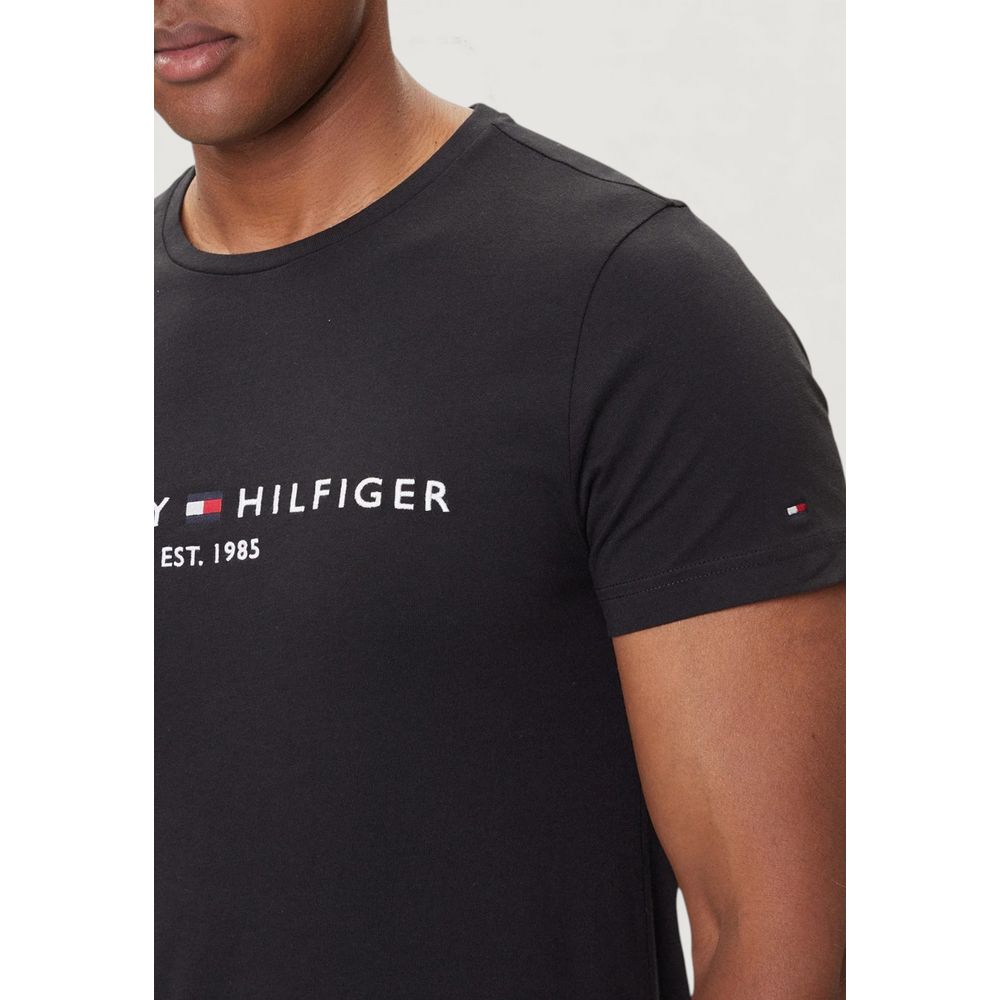 Black Cotton T-Shirt