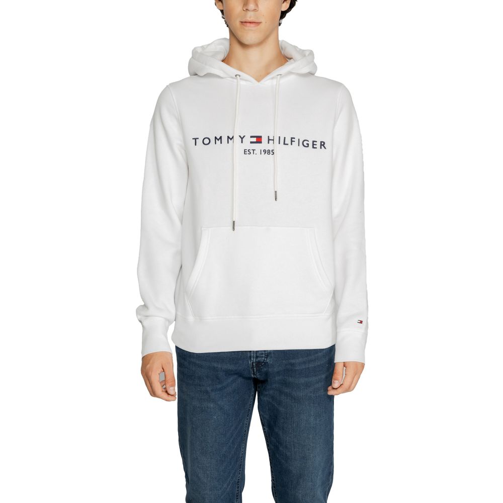 White Cotton Hoodie