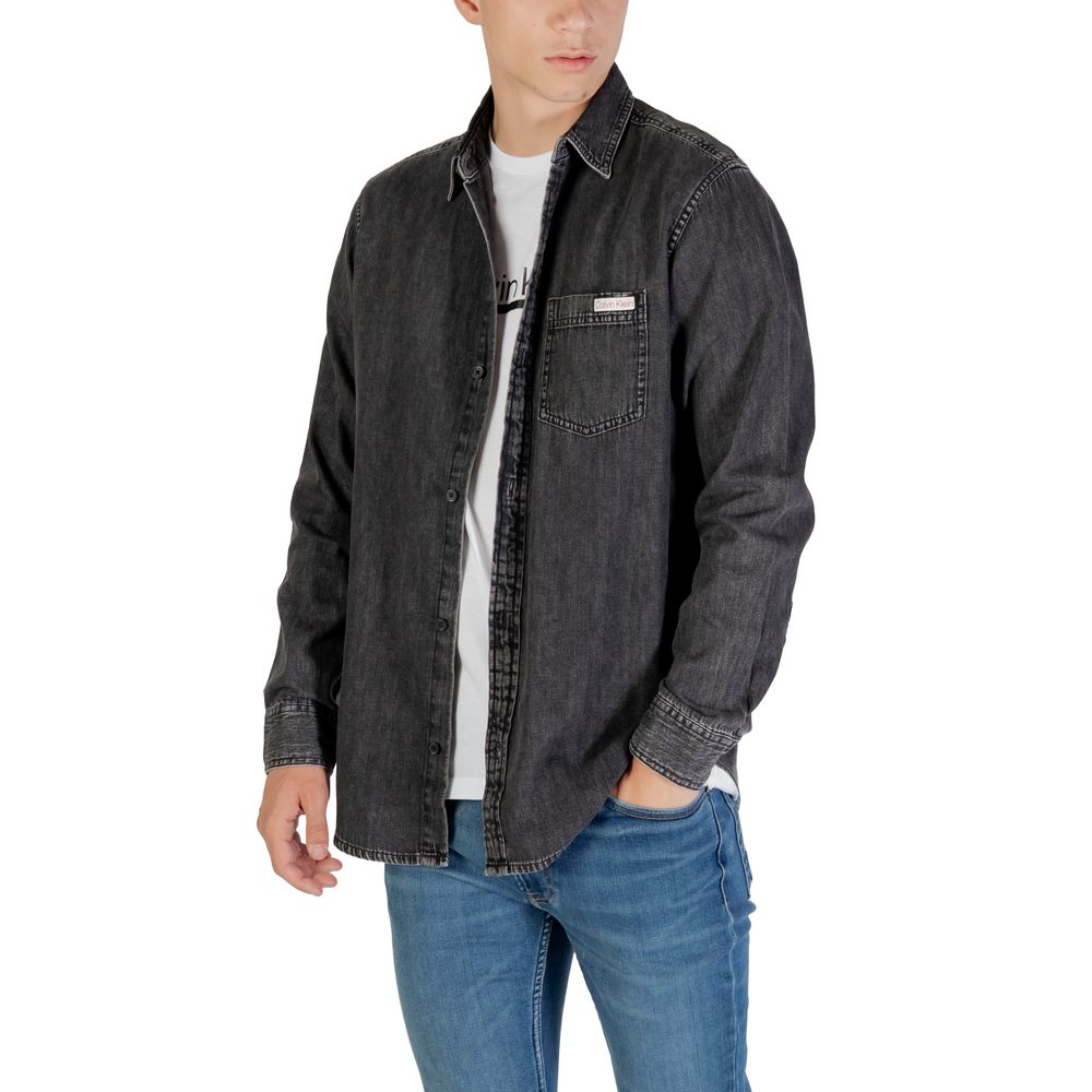 Black Denim Shirt
